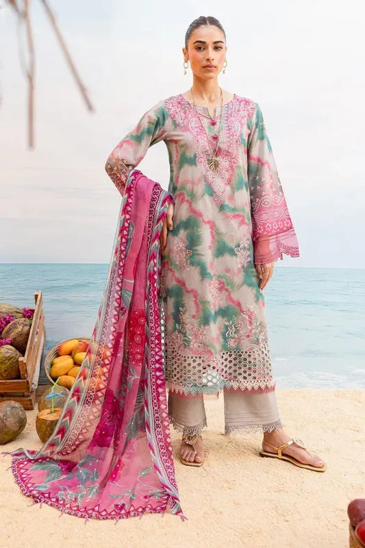 Nureh Gardenia Lawn 24 Grey Chiffon – view 1 – Poshaq