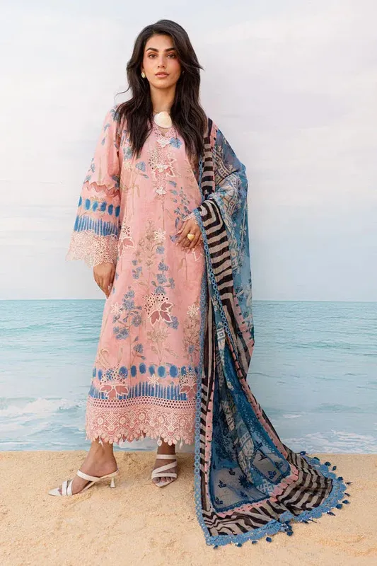 Nureh Gardenia Lawn 24 Pink Chiffon – view 1 – Poshaq