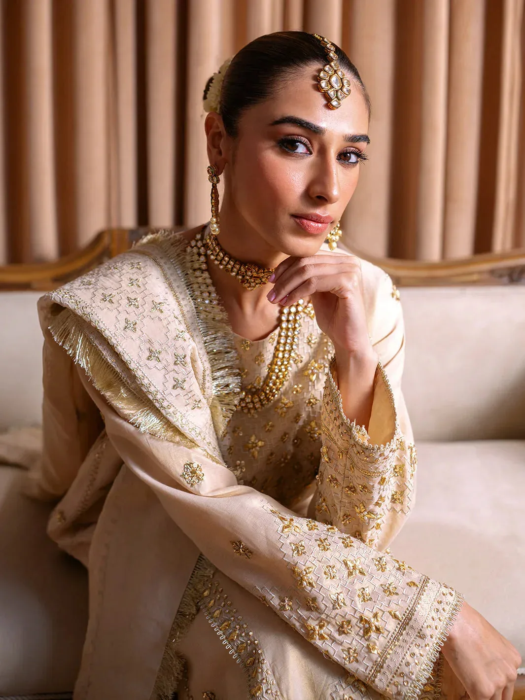 Faiza Faisal Rema Wedding Formals 24 Off White Organza – view 4 – Poshaq