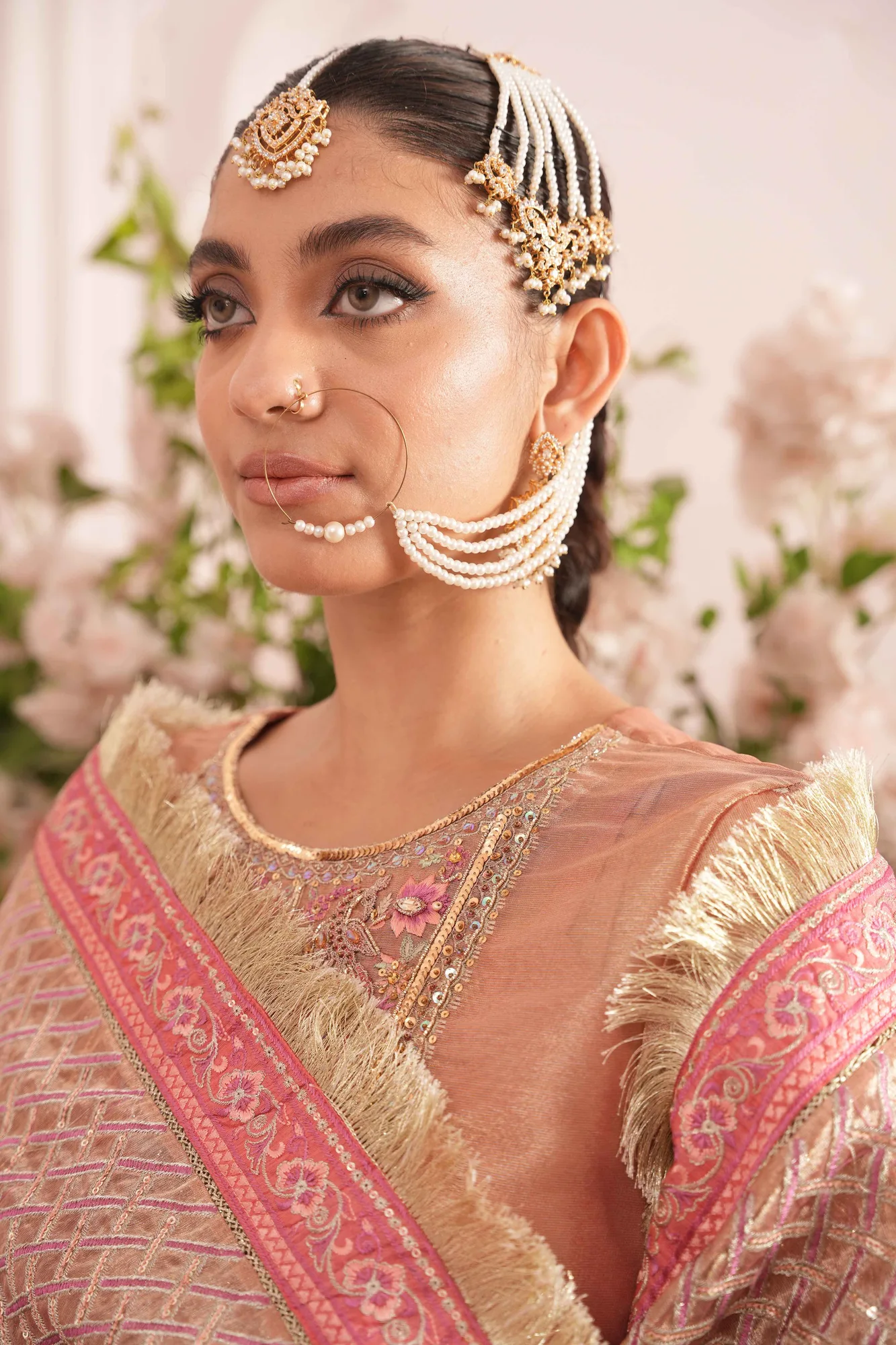 Faiza Faisal Heeriye Luxury Formals Brown Raw Silk – view 2 – Poshaq