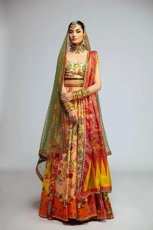 Fahad Hussayn Tribalvention Formals Beige Cotton – view 1 – Poshaq