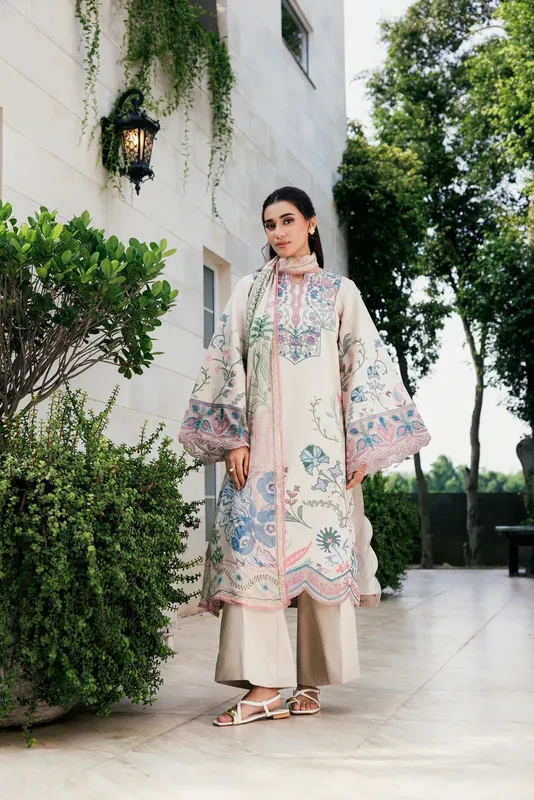 Florent Intermix 25 ivory Chiffon – view 1 – Poshaq