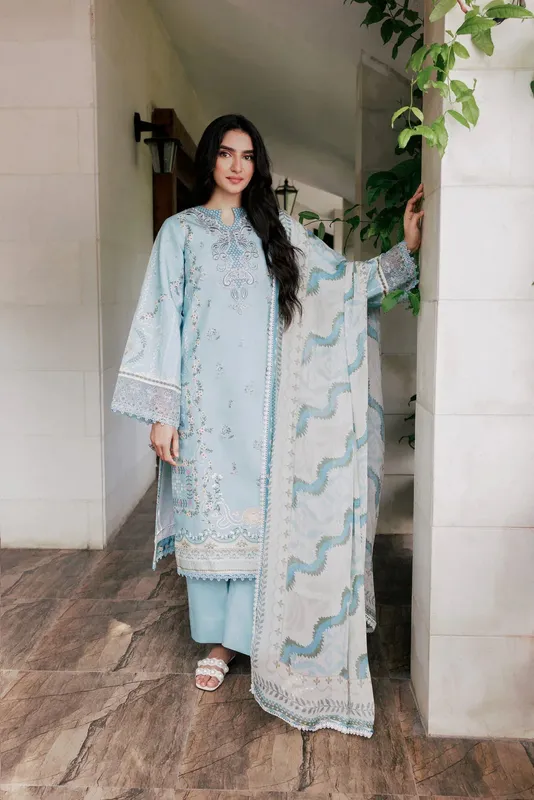 Florent Intermix 25 ice blue Chiffon – view 1 – Poshaq