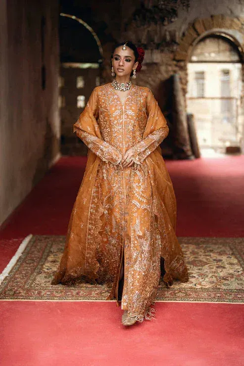 Florent Mehermaah Wedding Formals orange Raw Silk – view 1 – Poshaq