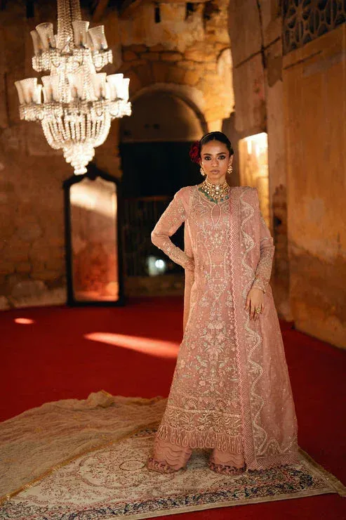 Florent Mehermaah Wedding Formals peach Raw Silk – view 1 – Poshaq