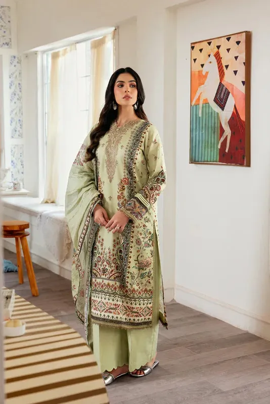 Florent Daily Wear Vol 2 Apple Green Chiffon – view 1 – Poshaq