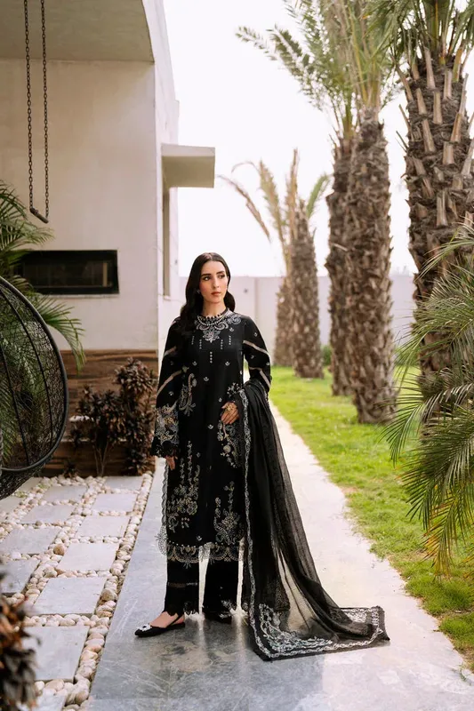 Florent Eid Collection Black Cambric – view 1 – Poshaq