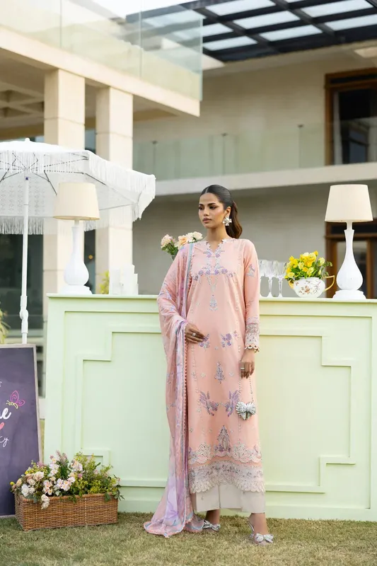 Florent Eid Collection Pale Peach Cambric – view 1 – Poshaq