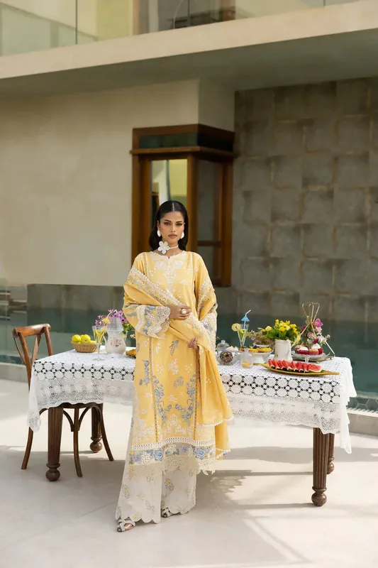 Florent Eid Collection Dust Yellow Cambric – view 1 – Poshaq
