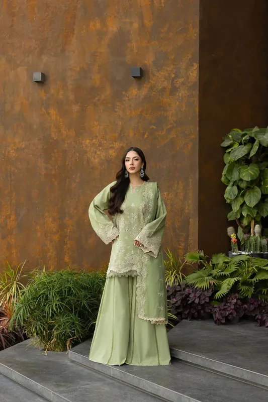 Florent Eid Collection Mint Green Cambric – view 1 – Poshaq