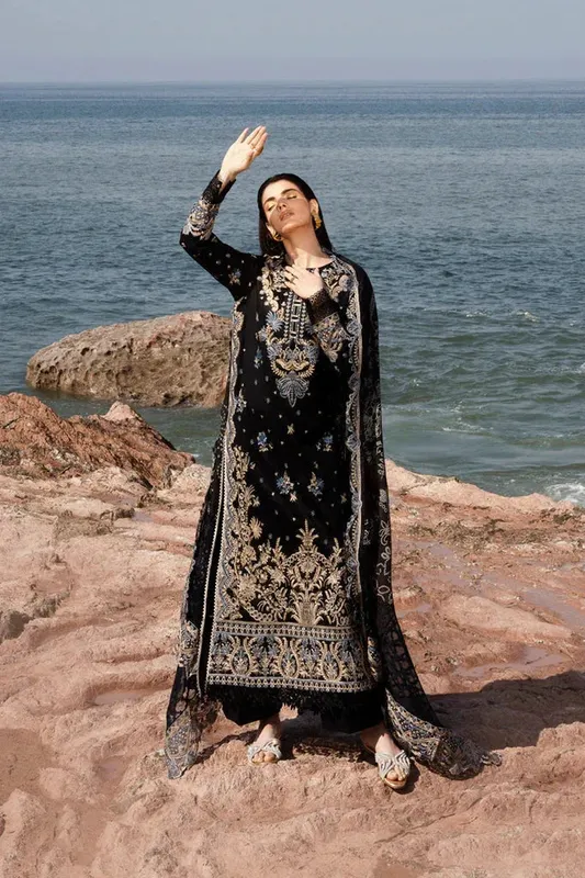 Florent Eid Edit 24 Black Jacquard – view 1 – Poshaq