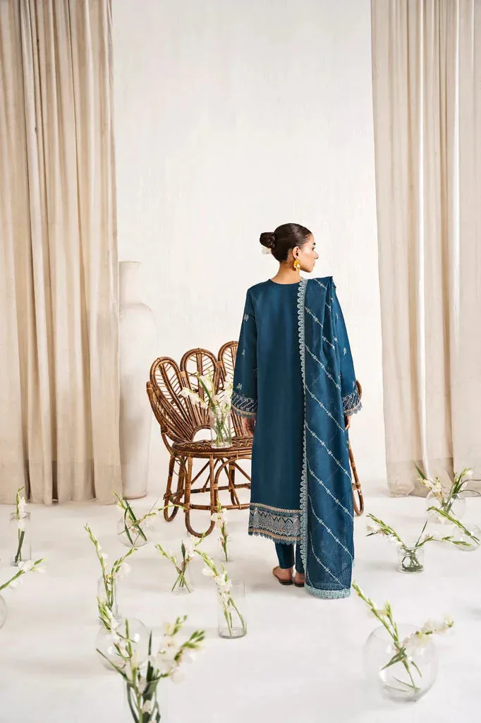 Florent Festive Lawn 24 Teal Cambric – view 2 – Poshaq