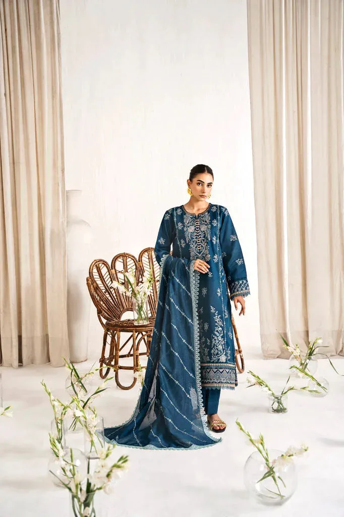 Florent Festive Lawn 24 Teal Cambric – view 4 – Poshaq