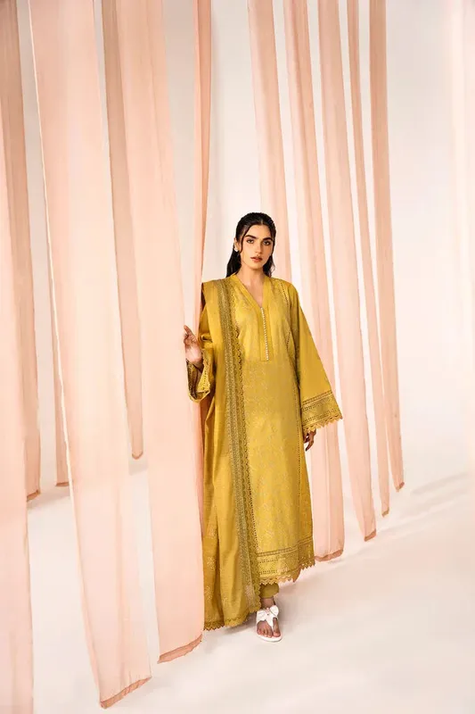 Florent Festive Lawn 24 Mustard Cambric – view 1 – Poshaq