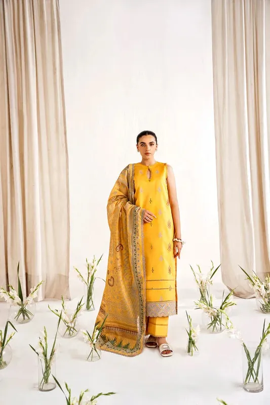 Florent Festive Lawn 24 Yellow Cambric – view 1 – Poshaq