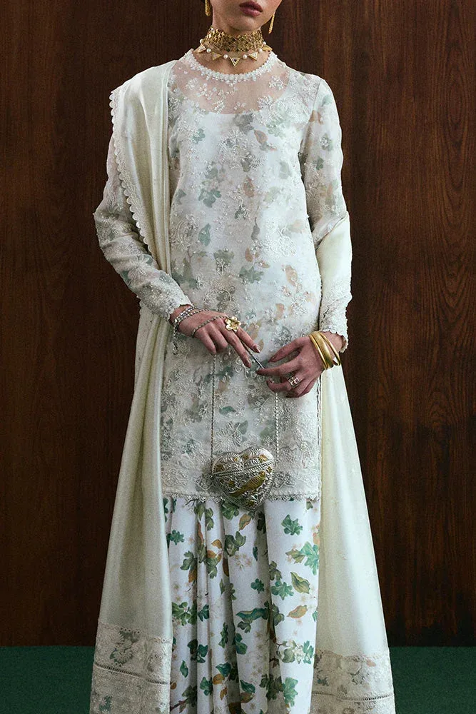 Suffuse Silk Pret Ivory Organza – view 2 – Poshaq