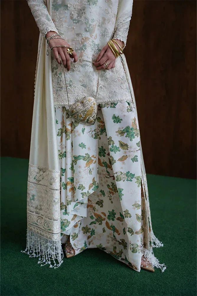 Suffuse Silk Pret Ivory Organza – view 5 – Poshaq