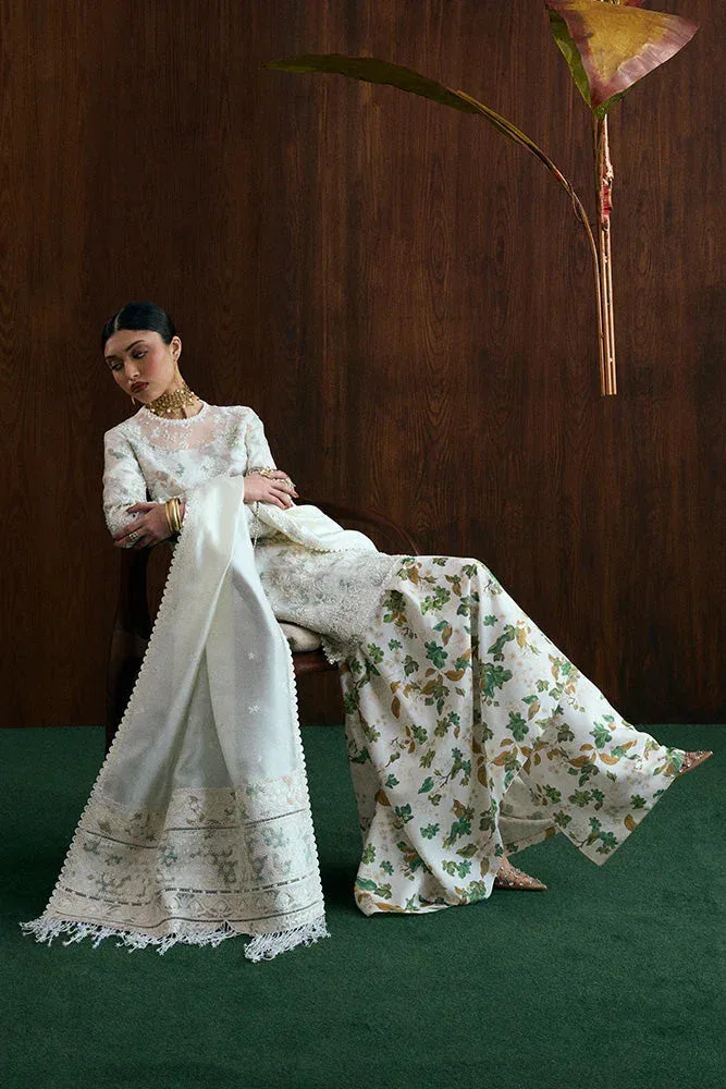 Suffuse Silk Pret Ivory Organza – view 7 – Poshaq