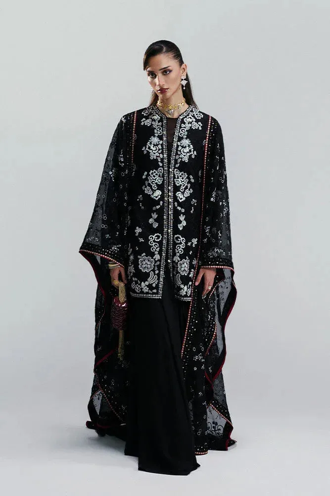 Suffuse Silk Pret Black Raw Silk – view 1 – Poshaq