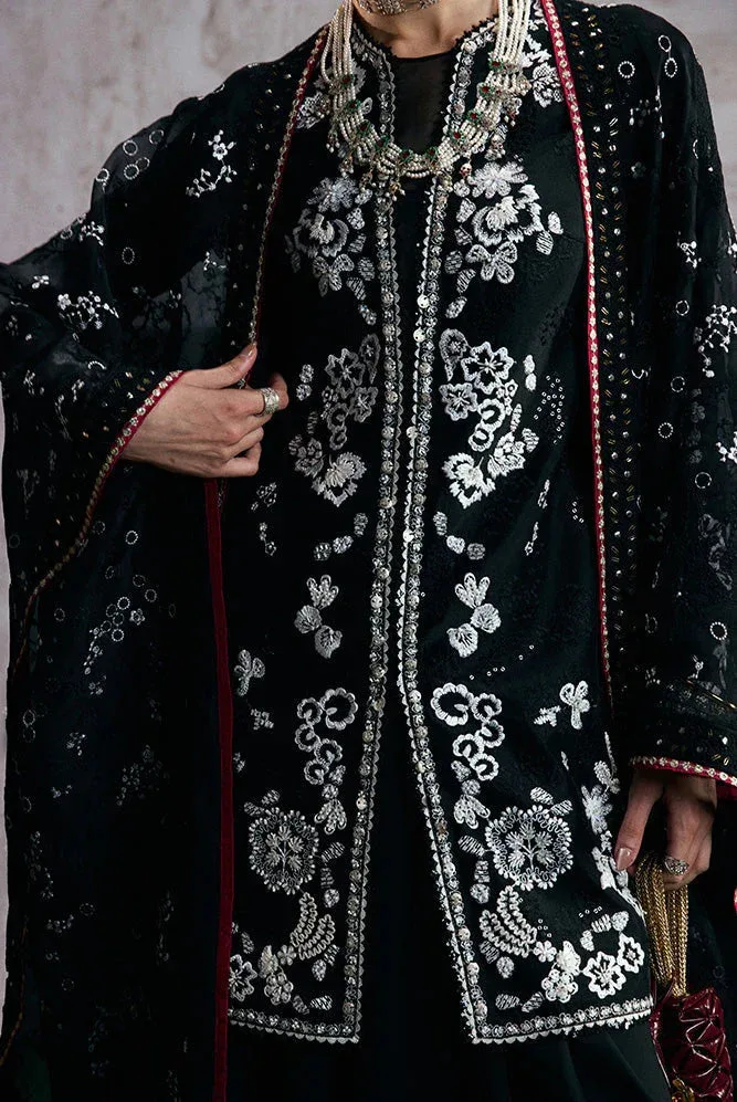Suffuse Silk Pret Black Raw Silk – view 2 – Poshaq