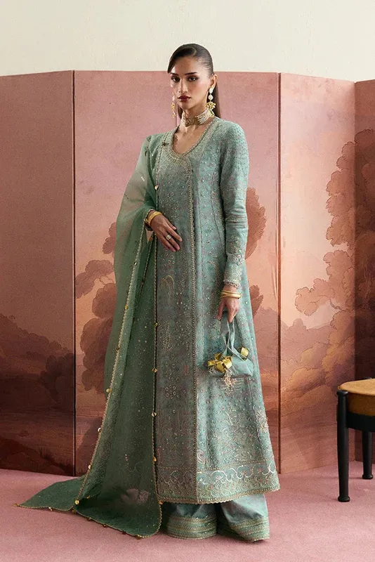 Suffuse Silk Pret Pastel Blue Organza – view 1 – Poshaq
