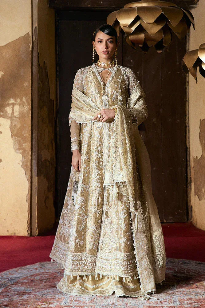 Suffuse Freeshia Wedding Formals Ivory Gold Organza – view 1 – Poshaq