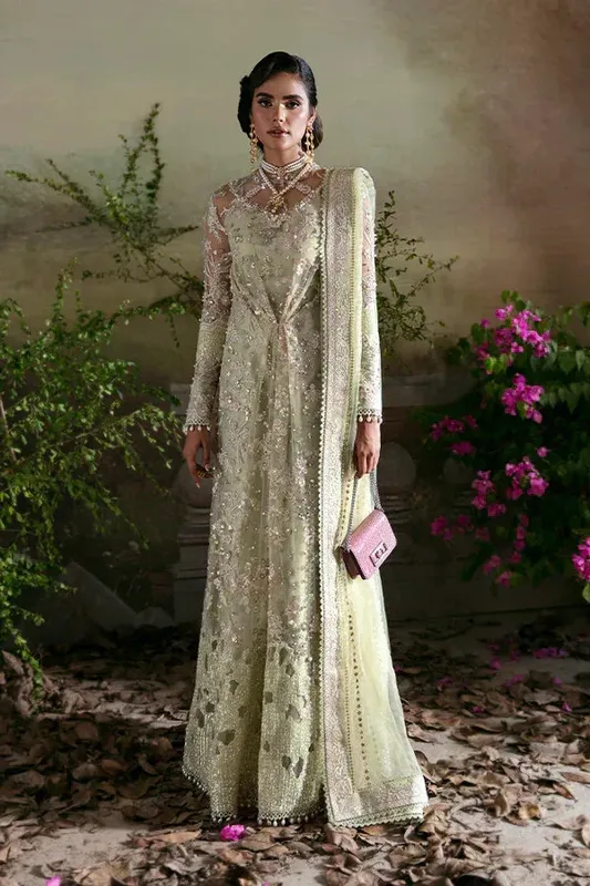 Suffuse Formal Clothes Green Raw Silk – view 1 – Poshaq