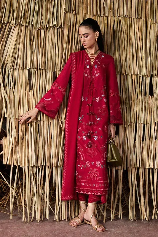 Suffuse Basic Summer 25 Haute Red Jacquard – view 1 – Poshaq