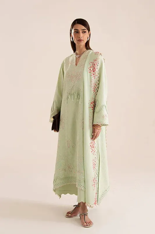 Suffuse Basic Summer 25 Mint Green Jacquard – view 1 – Poshaq