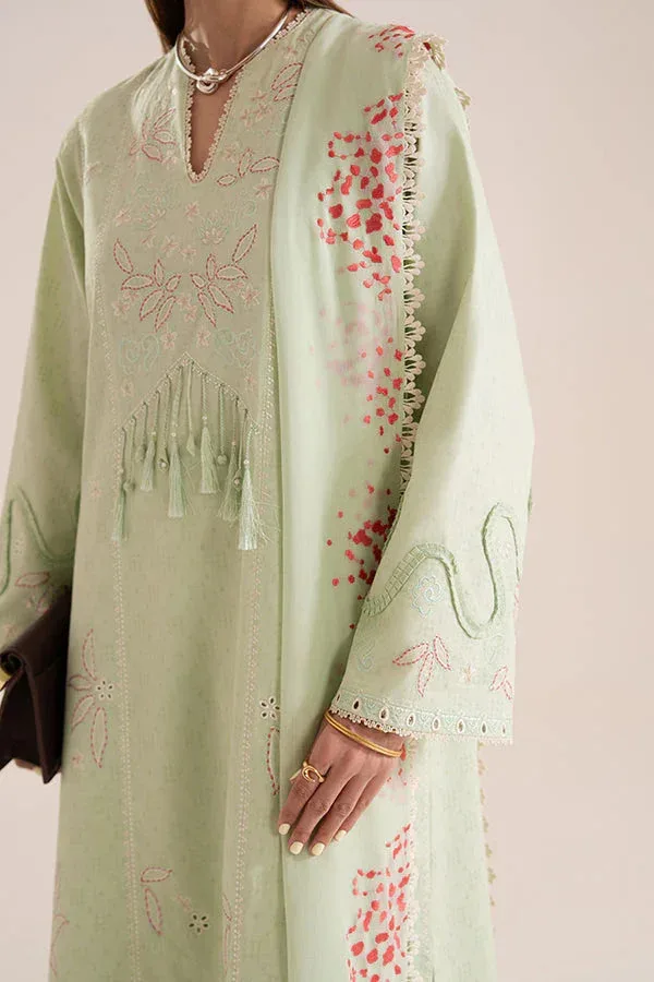 Suffuse Basic Summer 25 Mint Green Jacquard – view 3 – Poshaq