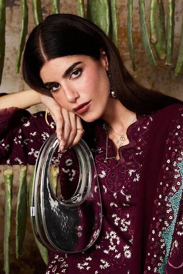 Suffuse Basic Summer 25 Wine Berry Jacquard – view 3 – Poshaq