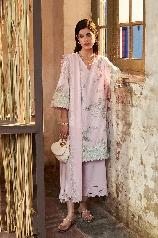 Suffuse Basic Summer 25 Pastel Pink Jacquard – view 1 – Poshaq