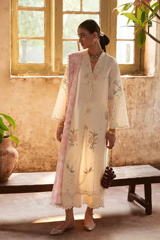 Suffuse Basic Summer 25 Off White Jacquard – view 1 – Poshaq