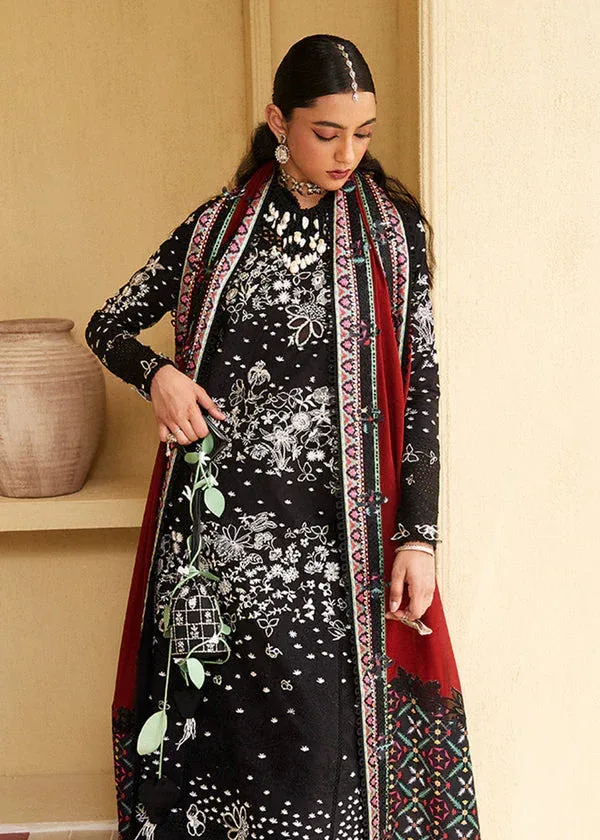 Suffuse Eid Lawn 25 Black Organza – view 2 – Poshaq