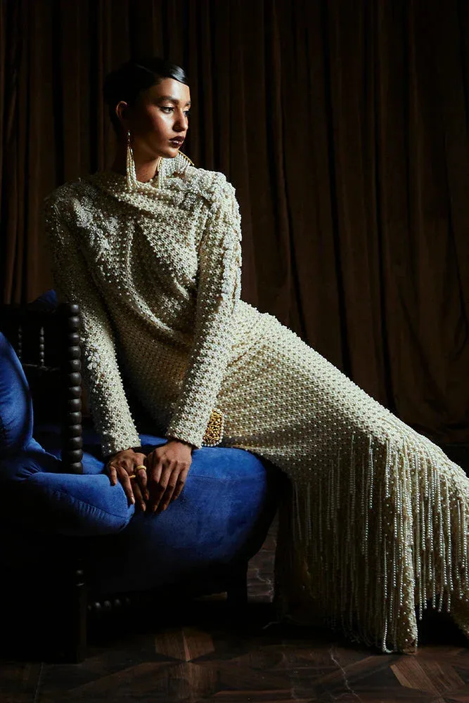 Suffuse Luxury Pret 24 Ivory – view 2 – Poshaq