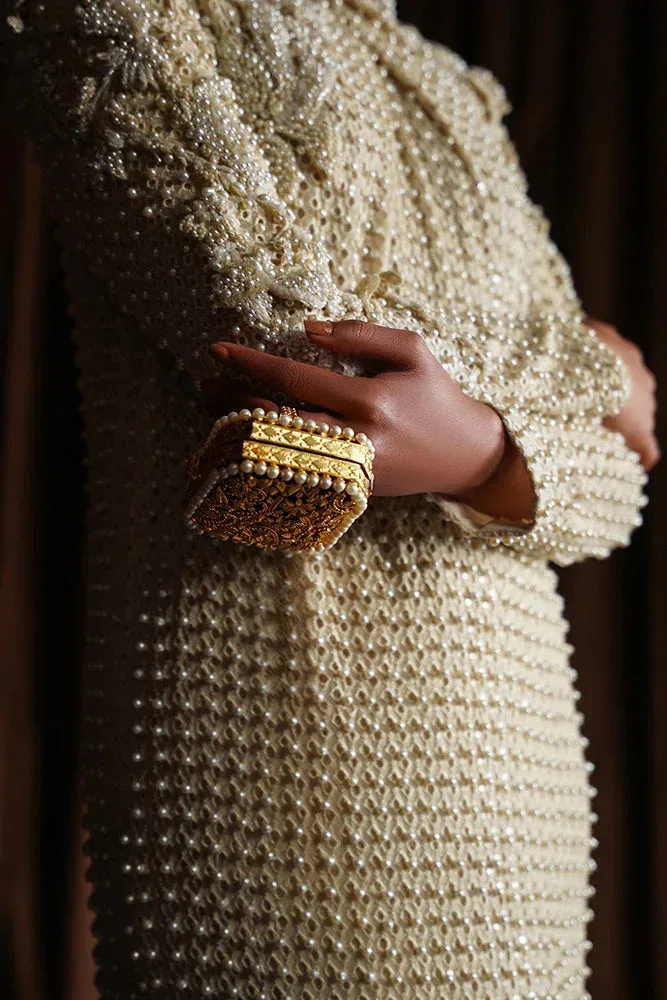 Suffuse Luxury Pret 24 Ivory – view 3 – Poshaq