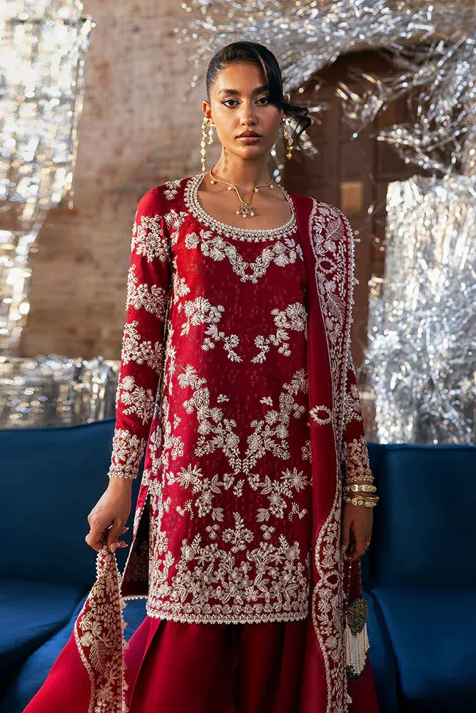Suffuse Silk Pret Summer 25 Red Raw Silk – view 2 – Poshaq