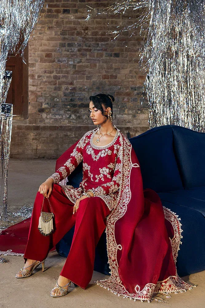 Suffuse Silk Pret Summer 25 Red Raw Silk – view 4 – Poshaq