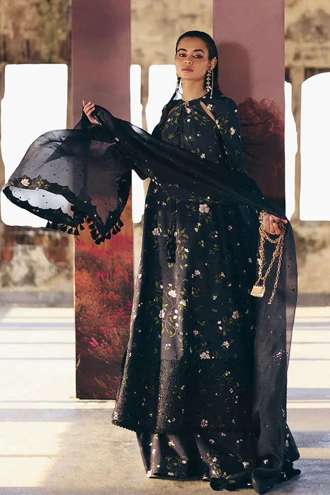Suffuse Silk Pret Summer 25 Black Organza – view 2 – Poshaq