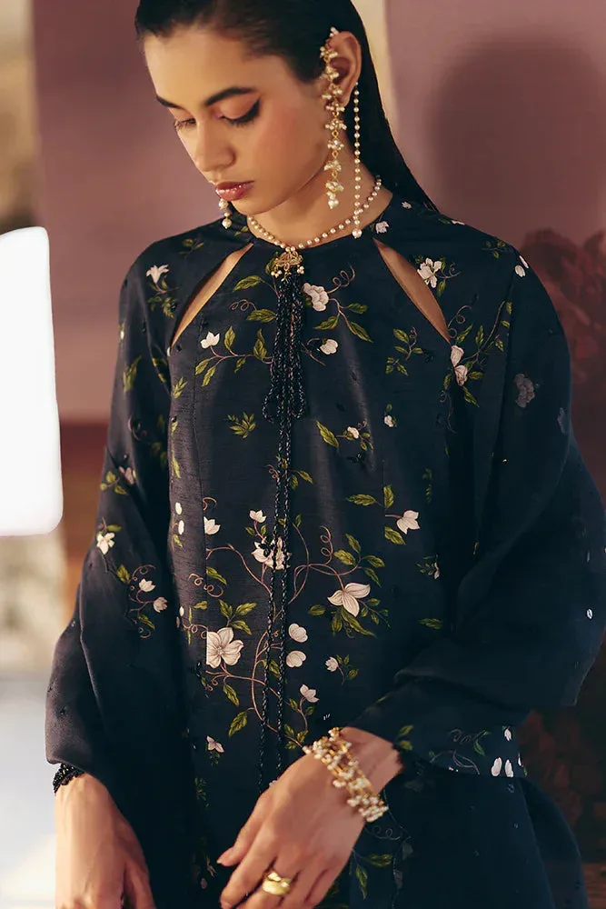 Suffuse Silk Pret Summer 25 Black Organza – view 3 – Poshaq