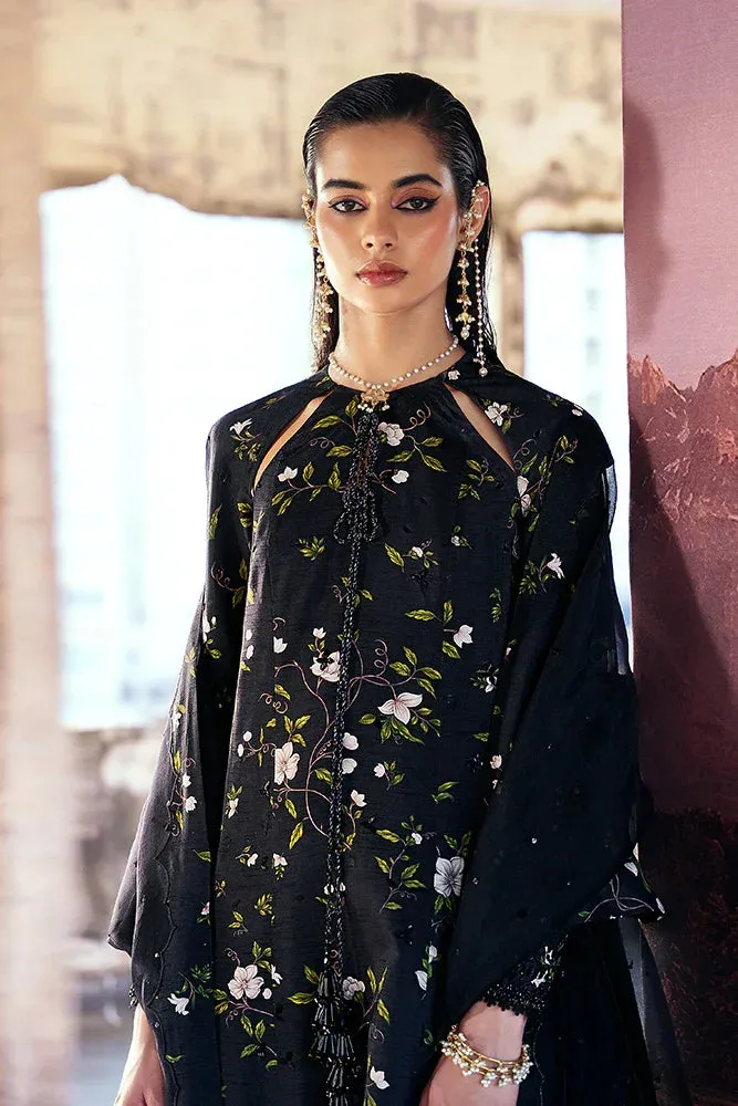 Suffuse Silk Pret Summer 25 Black Organza – view 4 – Poshaq