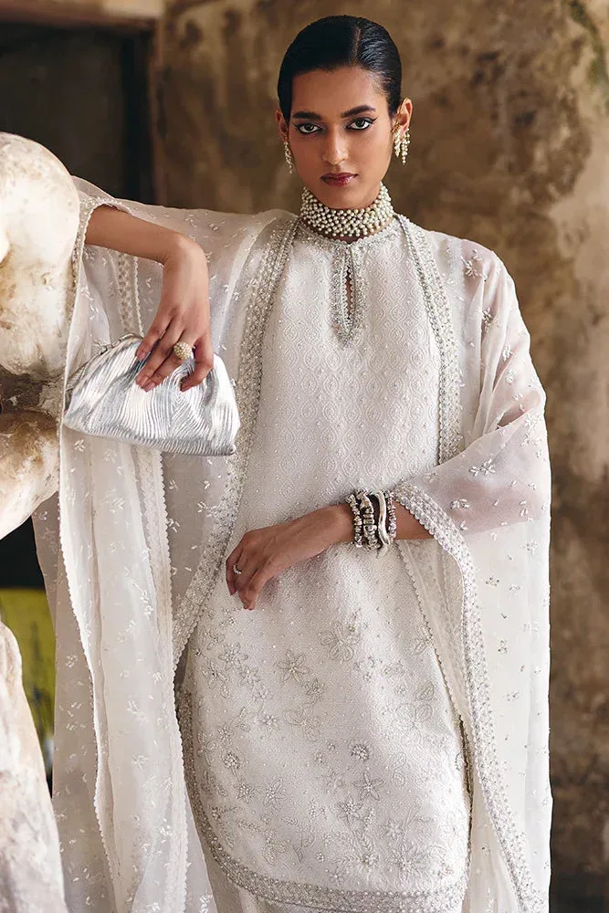 Suffuse Silk Pret Summer 25 White Organza – view 3 – Poshaq