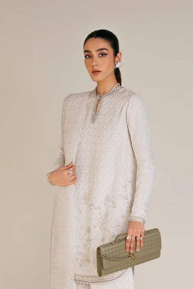 Suffuse Silk Pret Summer 25 White Organza – view 6 – Poshaq