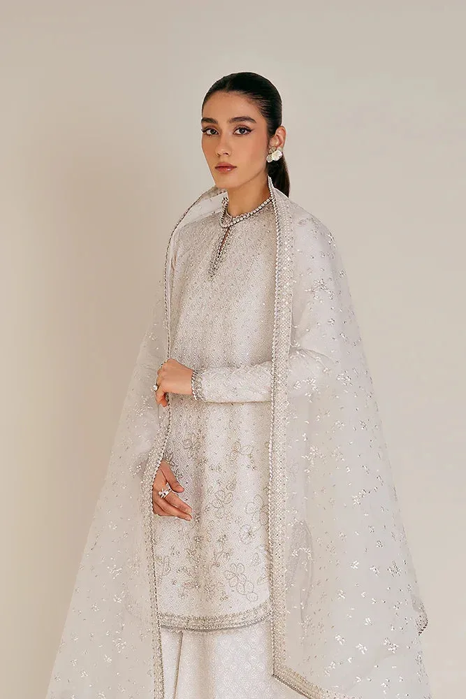 Suffuse Silk Pret Summer 25 White Organza – view 7 – Poshaq