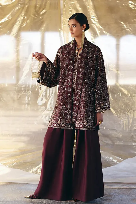 Suffuse Silk Pret Summer 25 Wine Berry Silk – view 1 – Poshaq