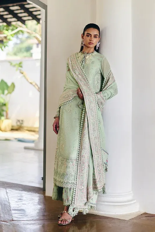 Suffuse Casual Pret 25 Mint Green Chiffon – view 1 – Poshaq