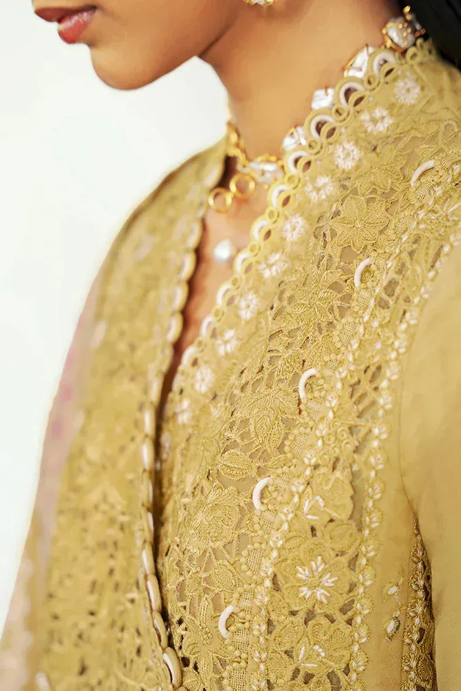 Suffuse Casual Pret 25 Mustard Chiffon – view 3 – Poshaq