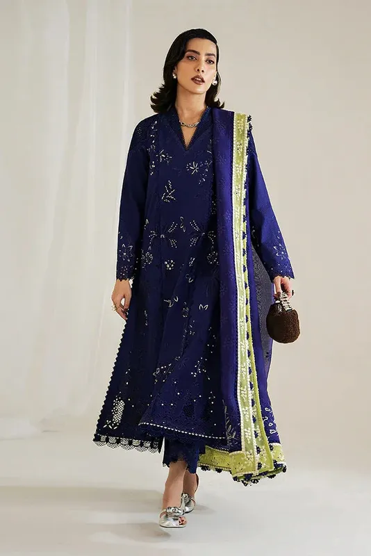 Suffuse Casual Pret Fall 24 Navy Jacquard – view 1 – Poshaq