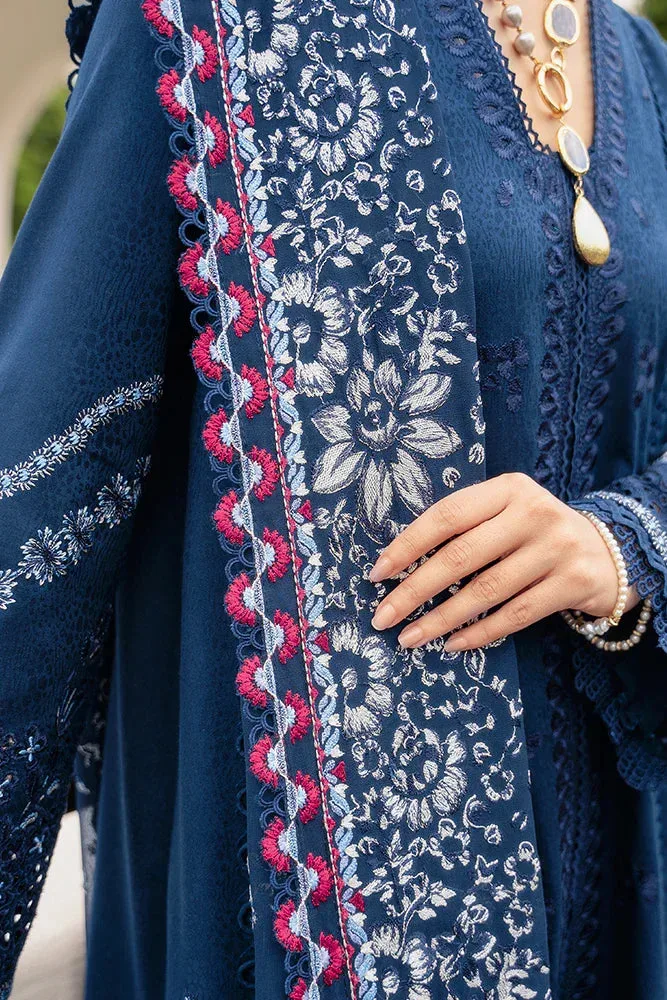 Suffuse Casual Pret Fall 24 Midnight Blue Jacquard – view 2 – Poshaq