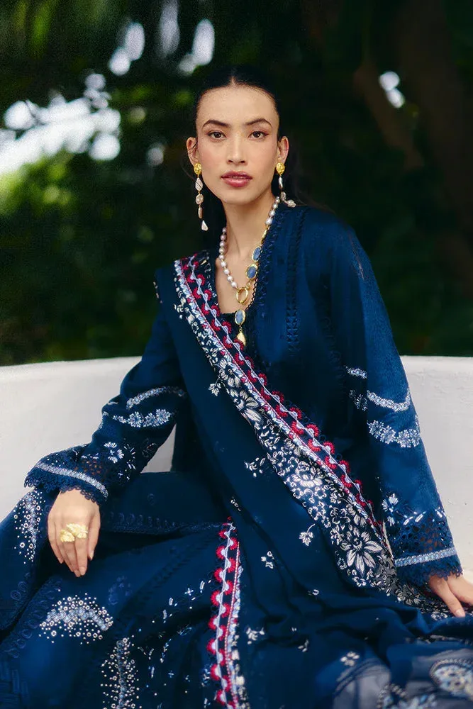 Suffuse Casual Pret Fall 24 Midnight Blue Jacquard – view 3 – Poshaq